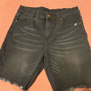 Mens born primitive black denim jorts